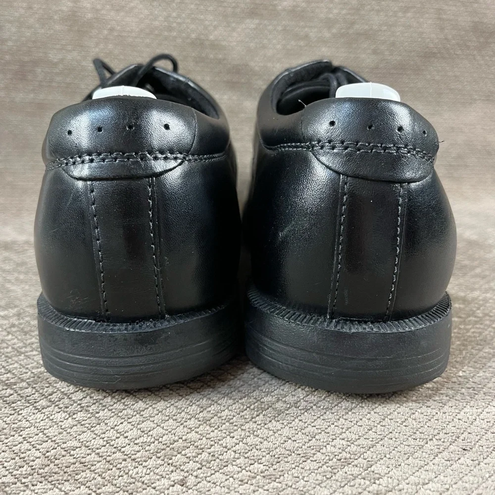 NUNN BUSH Men’s Black Wingtip Lace Up Leather Dress Shoes sz 9.5M LIKE NEW - Picture 3 of 16